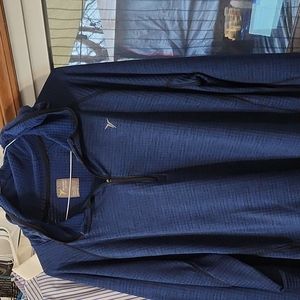 3xlt blue active pullover with hood